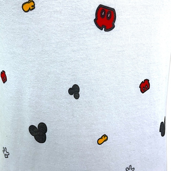 Disney Mickey Mouse Parts Allover Print Women’s Tee - Picture 7 of 10